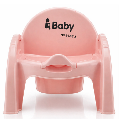 Potty Training Chair – Ergonomic Toddler Toilet Seat with Removable Bowl – Pink