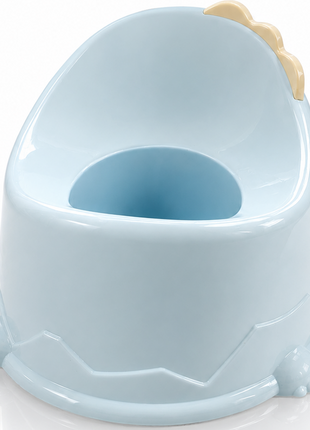 Kids Plastic Potty Training Seat, Lightweight Portable Toddler Potty- Blue