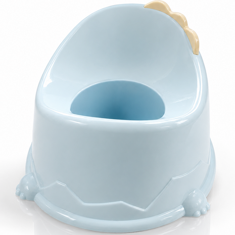 Kids Plastic Potty Training Seat, Lightweight Portable Toddler Potty- Blue
