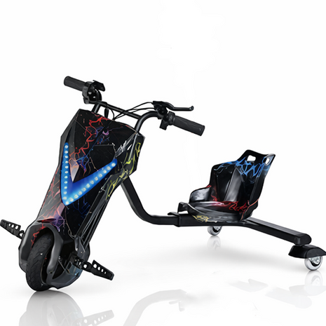 3-Wheel Electric Drifting Trike 36V 3.6Ah – ABS Body, Bluetooth Music, PU Wheels