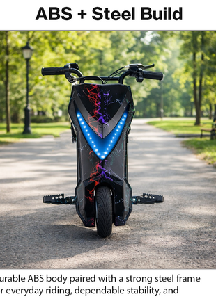 3-Wheel Electric Drifting Trike 36V 3.6Ah – ABS Body, Bluetooth Music, PU Wheels