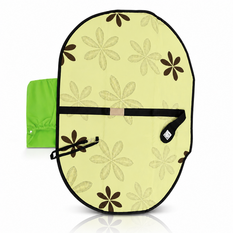 Portable Baby Changing Pad Foldable Diaper Changing Mat with Stroller Strap Compact Travel Clutch for Moms