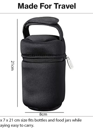 Insulated Baby Bottle Bag with Handle for Buggy or Stroller