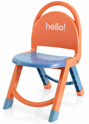 Foldable Kids Chair Lightweight Plastic Portable Study Chair
