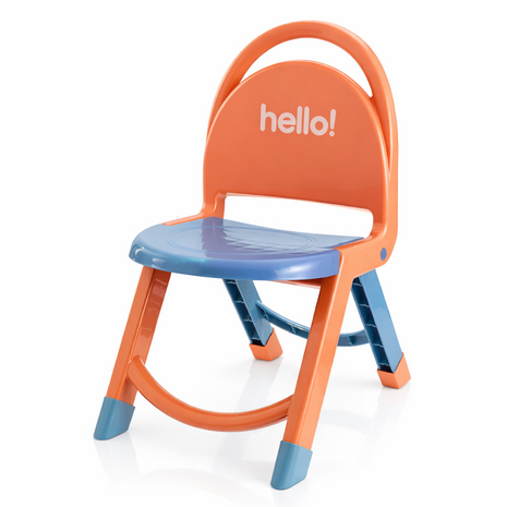 Foldable Kids Chair Lightweight Plastic Portable Study Chair