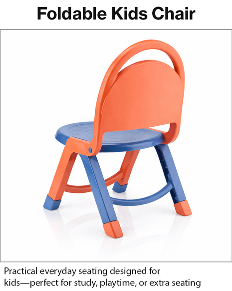 Foldable Kids Chair Lightweight Plastic Portable Study Chair