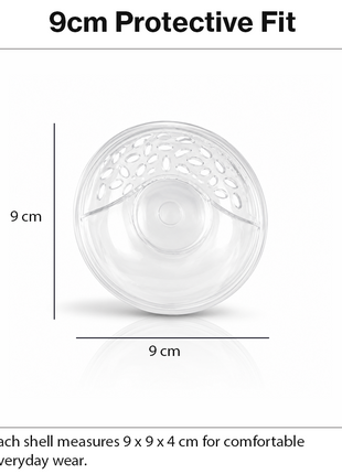 Breast Shell Set – Reusable Milk Collector & Nipple Protector Shells for Breastfeeding