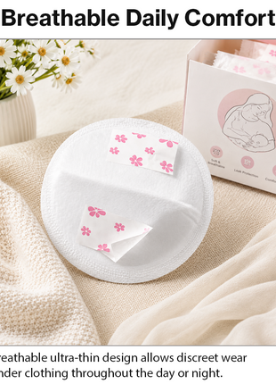 Disposable Nursing Breast Pads 30 pcs Ultra Thin Breathable Leak Protection Pads