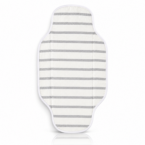 Waterproof Baby Changing Pad Mat Foldable Portable Diaper Changing Station Lightweight Travel Mat Grey Stripe