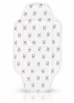 Waterproof Baby Changing Pad Mat Foldable Portable Diaper Changing Station Lightweight Travel Mat Minimalist Bear Print