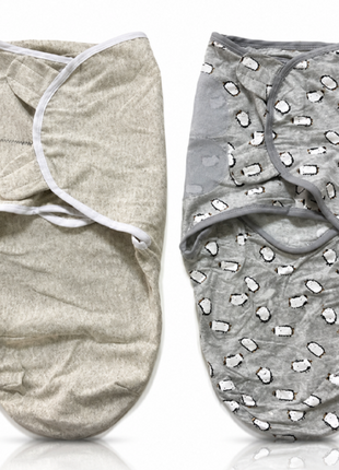 SwaddleMe Original Swaddle 2-Pack Cotton Baby Wraps 0–3 Months
