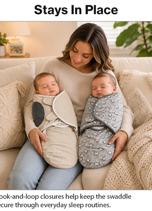 SwaddleMe Original Swaddle 2-Pack Cotton Baby Wraps 0–3 Months