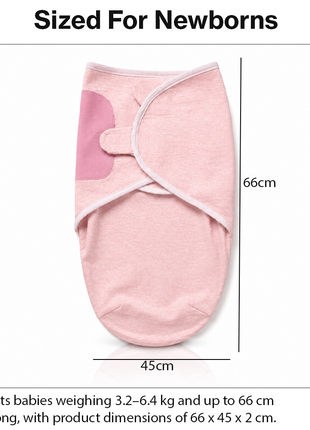 SwaddleMe Original Swaddle 2-Pack Cotton Baby Wraps 0–3 Months