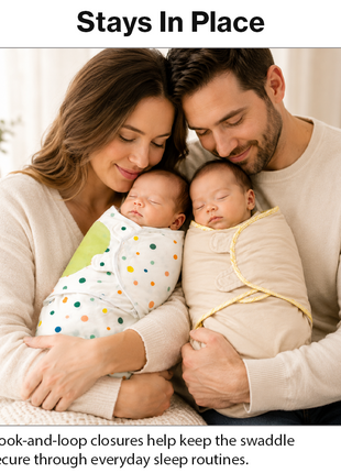 SwaddleMe Original Swaddle 2-Pack Cotton Baby Wraps 0–3 Months