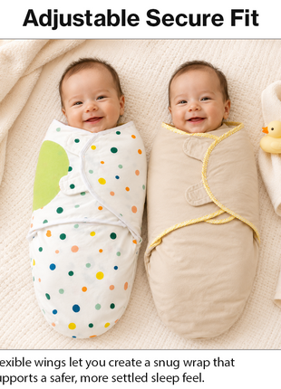 SwaddleMe Original Swaddle 2-Pack Cotton Baby Wraps 0–3 Months