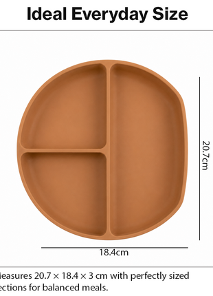 Silicone Suction Divided Plate for Toddlers