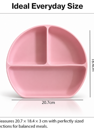Silicone Suction Divided Plate for Toddlers