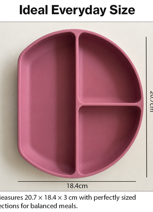 Silicone Suction Divided Plate for Toddlers