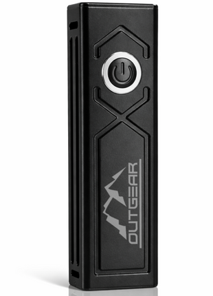 OutGear 1000 Lumens USB-C Rechargeable Aluminum Flashlight with UV & Green Laser | 8 Modes, 100m Beam, 3.7V, IP44