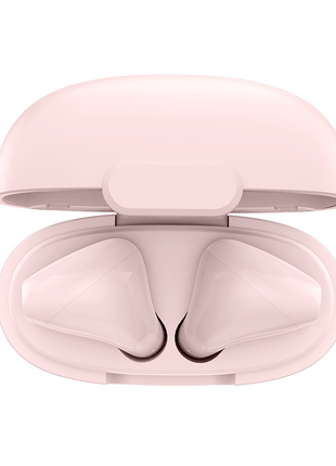 Norden Echo TWS Bluetooth Earphones – True Wireless, Bluetooth 5.0, Charging Case, 10m Range, Type-C Charging, Compatible with Android & iOS - Pink