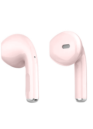 Norden Echo TWS Bluetooth Earphones – True Wireless, Bluetooth 5.0, Charging Case, 10m Range, Type-C Charging, Compatible with Android & iOS - Pink