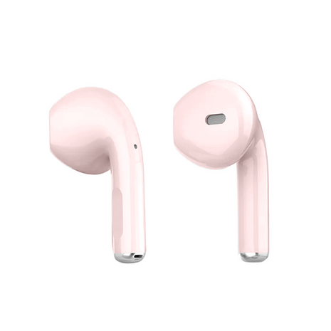 Norden Echo TWS Bluetooth Earphones – True Wireless, Bluetooth 5.0, Charging Case, 10m Range, Type-C Charging, Compatible with Android & iOS - Pink