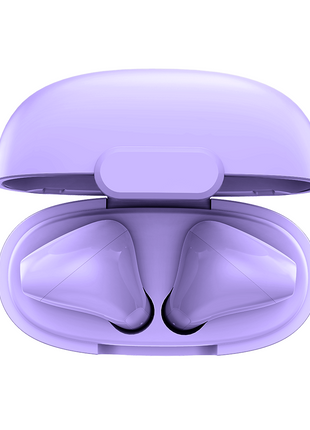 Norden Echo TWS Bluetooth Earphones – True Wireless, Bluetooth 5.0, Charging Case, 10m Range, Type-C Charging, Compatible with Android & iOS - Purple