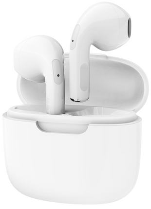 Norden Echo TWS Bluetooth Earphones – True Wireless, Bluetooth 5.0, Charging Case, 10m Range, Type-C Charging, Compatible with Android & iOS - White