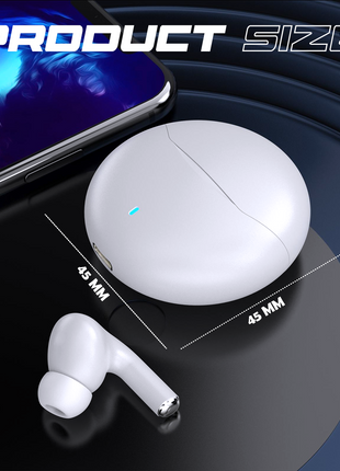 Norden TWS Pro Wireless Bluetooth 5.3 Earphones with Type-C Charging
