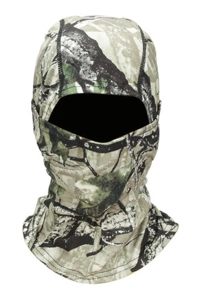 Lightweight Balaclava – Unisex, Universal Fit, Ultra-Soft Polyester Microfiber, for Motorcycling, Skiing, Cycling, and Outdoor Sports - Forest Camo