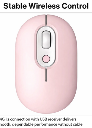 Rechargeable Wireless LED Mouse 450mAh Battery Silent Click Optical 2.4GHz USB