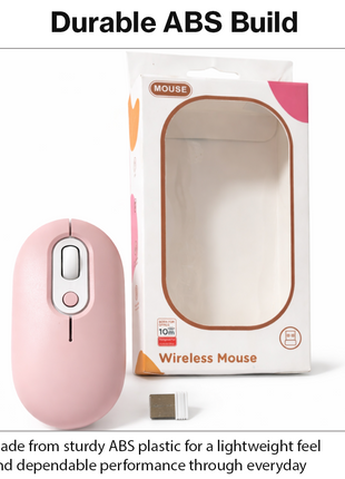 Rechargeable Wireless LED Mouse 450mAh Battery Silent Click Optical 2.4GHz USB