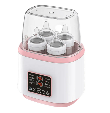 8-in-1 Milk Warmer & Steriliser – 4-Bottle Capacity – 170W – BPA-Free – Dual Voltage – Quiet