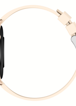 Norden Aspire Smart Watch, 1.43" AMOLED Display, Heart Rate, Oxygen Monitoring, IP68 Waterproof, Bluetooth 5.2, Fitness Tracker with AI Voice Assistant, Music Control, and 7-Day Standby Time - Gold