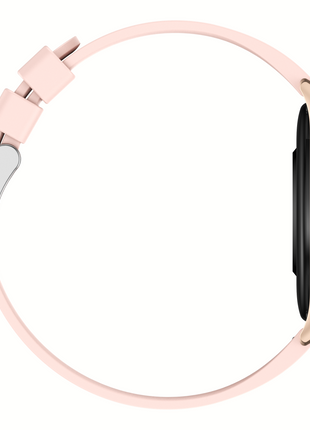 Norden Aspire Smart Watch, 1.43" AMOLED Display, Heart Rate, Oxygen Monitoring, IP68 Waterproof, Bluetooth 5.2, Fitness Tracker with AI Voice Assistant, Music Control, and 7-Day Standby Time - Pink