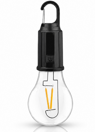 Rechargeable USB-C Camping Lamp with Warm Light, 3 Lighting Modes & Hanging Hook, Portable Outdoor LED Lantern