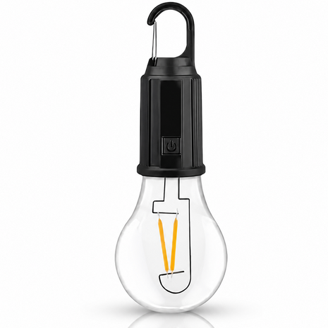 Rechargeable USB-C Camping Lamp with Warm Light, 3 Lighting Modes & Hanging Hook, Portable Outdoor LED Lantern