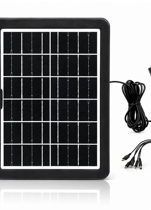 Portable 5V 1.8W Solar Panel Charger with USB Cable for Mobile Phone Charging