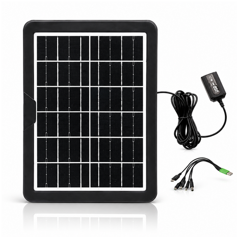 Portable 5V 1.8W Solar Panel Charger with USB Cable for Mobile Phone Charging