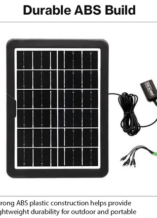 Portable 5V 1.8W Solar Panel Charger with USB Cable for Mobile Phone Charging