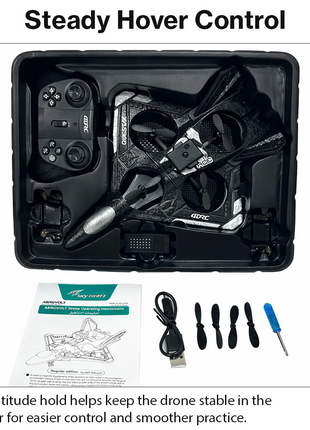Drone 2.4GHz Quadcopter with Altitude Hold Obstacle Avoidance V13 Battery