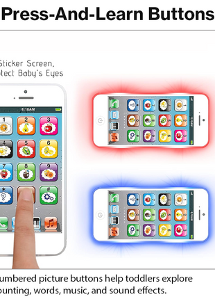 Kids Learning Toy Phone – Music, Numbers & Sounds Educational Smartphone Toy for Toddlers
