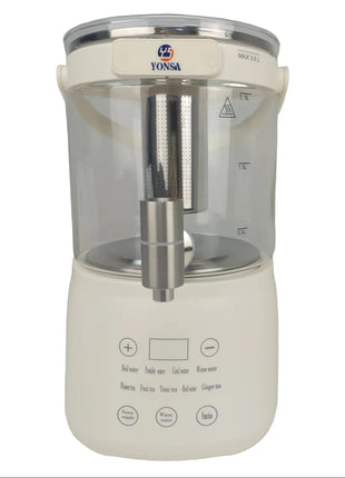 Electric Glass Tea Maker 3.5L with Stainless Steel Infuser and Digital Touch Panel