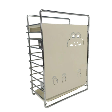 Utensil & Cutlery Organizer Rack 165x95x215mm – Chrome Metal Frame with Removable Drip Tray