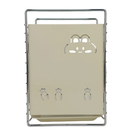 Utensil & Cutlery Organizer Rack 165x95x215mm – Chrome Metal Frame with Removable Drip Tray
