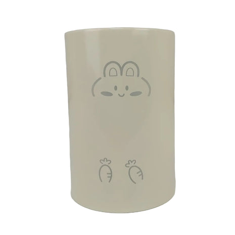 Utensil Holder Cup 150 mm Height – Coated Metal Kitchen Organizer with Bunny Design