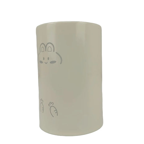 Utensil Holder Cup 150 mm Height – Coated Metal Kitchen Organizer with Bunny Design
