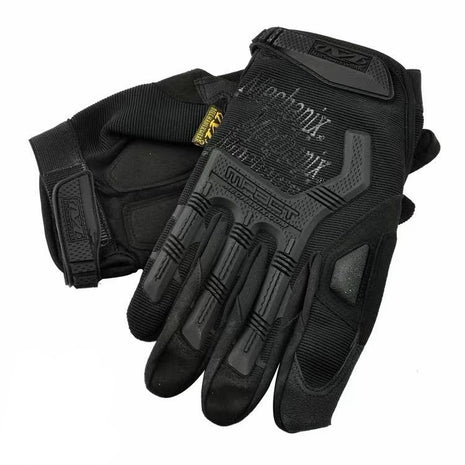 Tactical Full Finger Gloves – Touchscreen Grip – Outdoor Work & Riding Use – Black