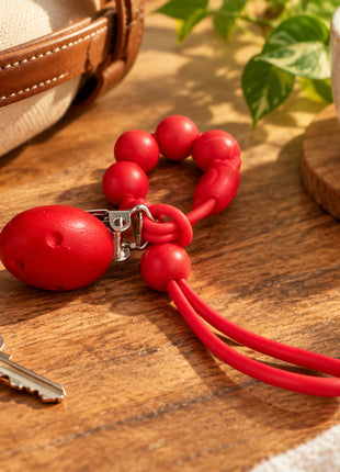 Silicone Pacifier Clip with Wooden Clip,Lightweight Baby Holder for Pacifiers & Teething Toys