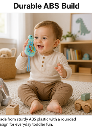 Baby Musical Toy Phone – Light-Up Educational Play Phone with Music, Animal Sounds & Numbers